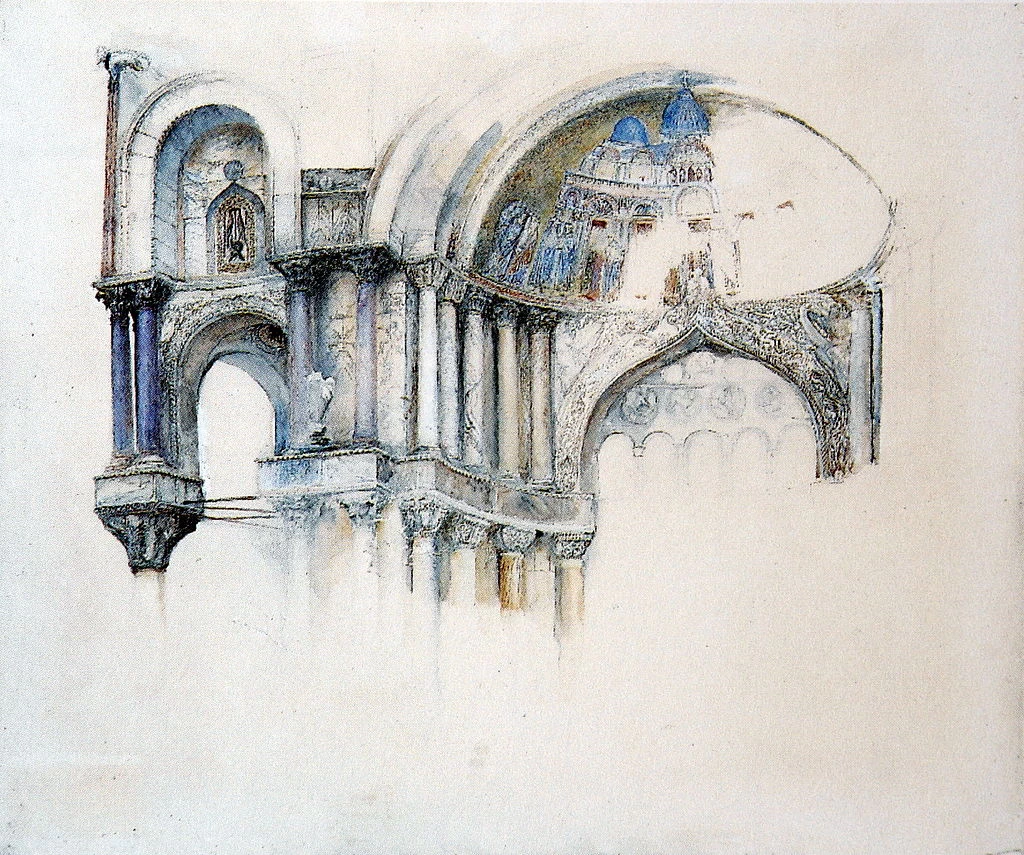 Portico Nord Ovest San Marco, Venezia, 1877